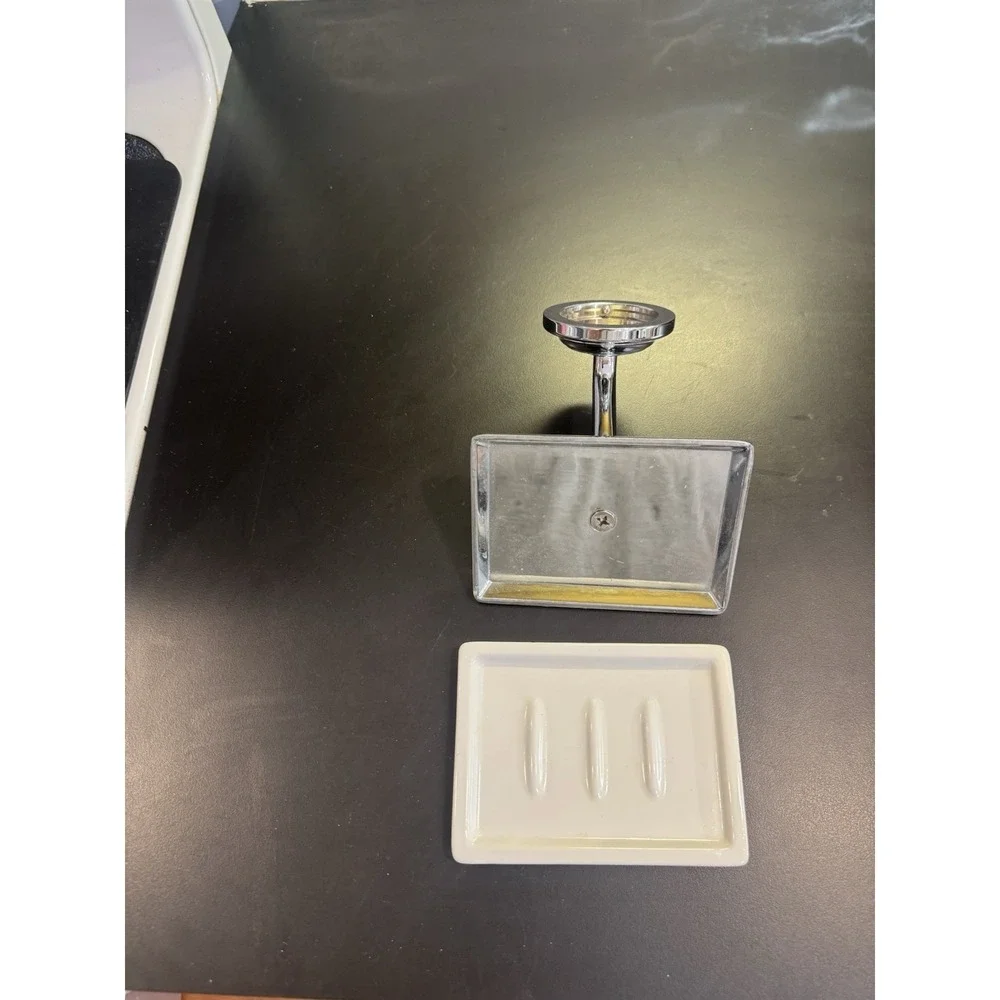 Pottery Barn Wall Mounted Soap Dish  Polished Chrome-hardware‎ Not Included